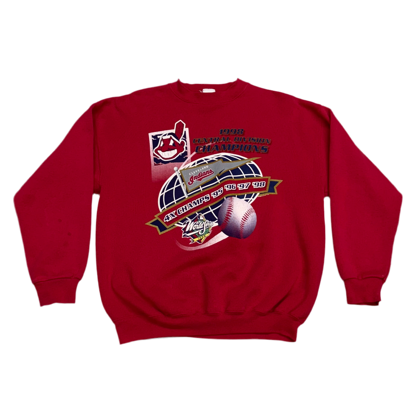 Cleveland Indians, 1998 Division Champions Sweatshirt, Size: Large