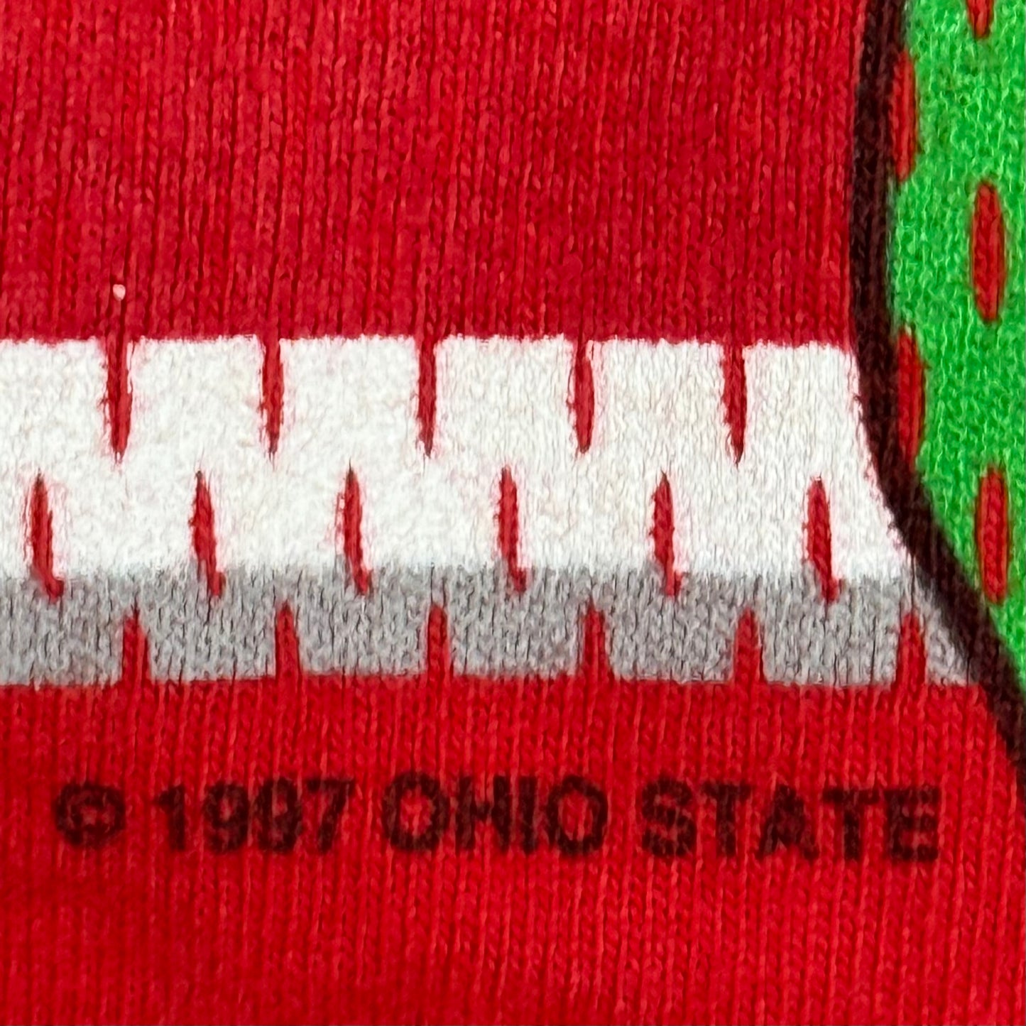Ohio State University Buckeyes, Vintage 1997 Pro Player T-shirt, Size: XXL