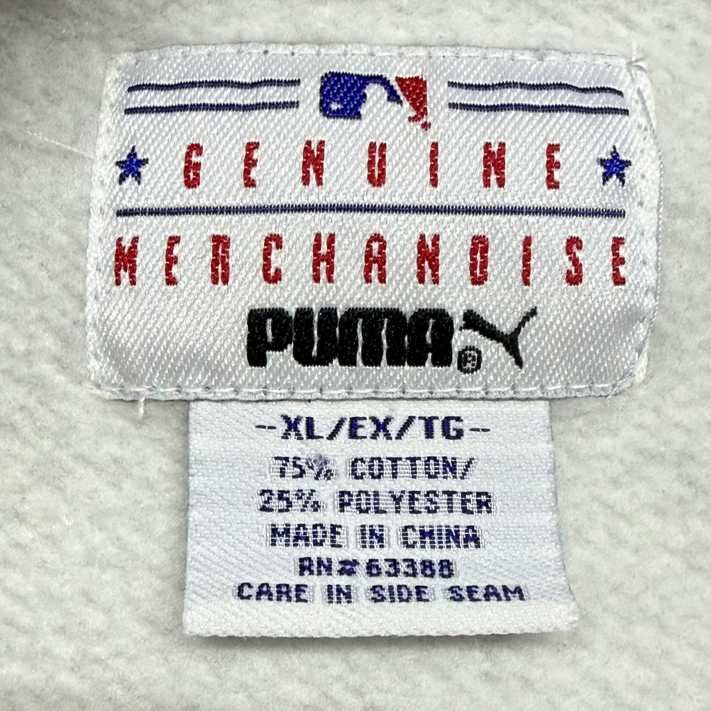 Cleveland Indians, Vintage 1990s Puma Crewneck Sweatshirt, Size: XL