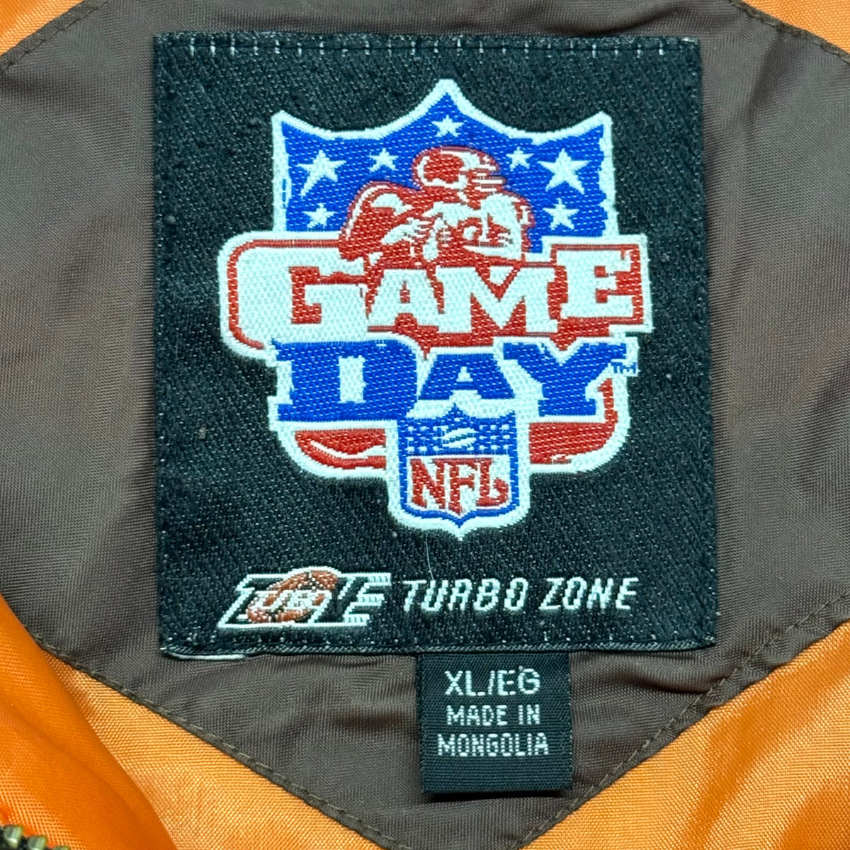 Cleveland Browns, 1990s Gameday Puffer Jacket, Size: XL