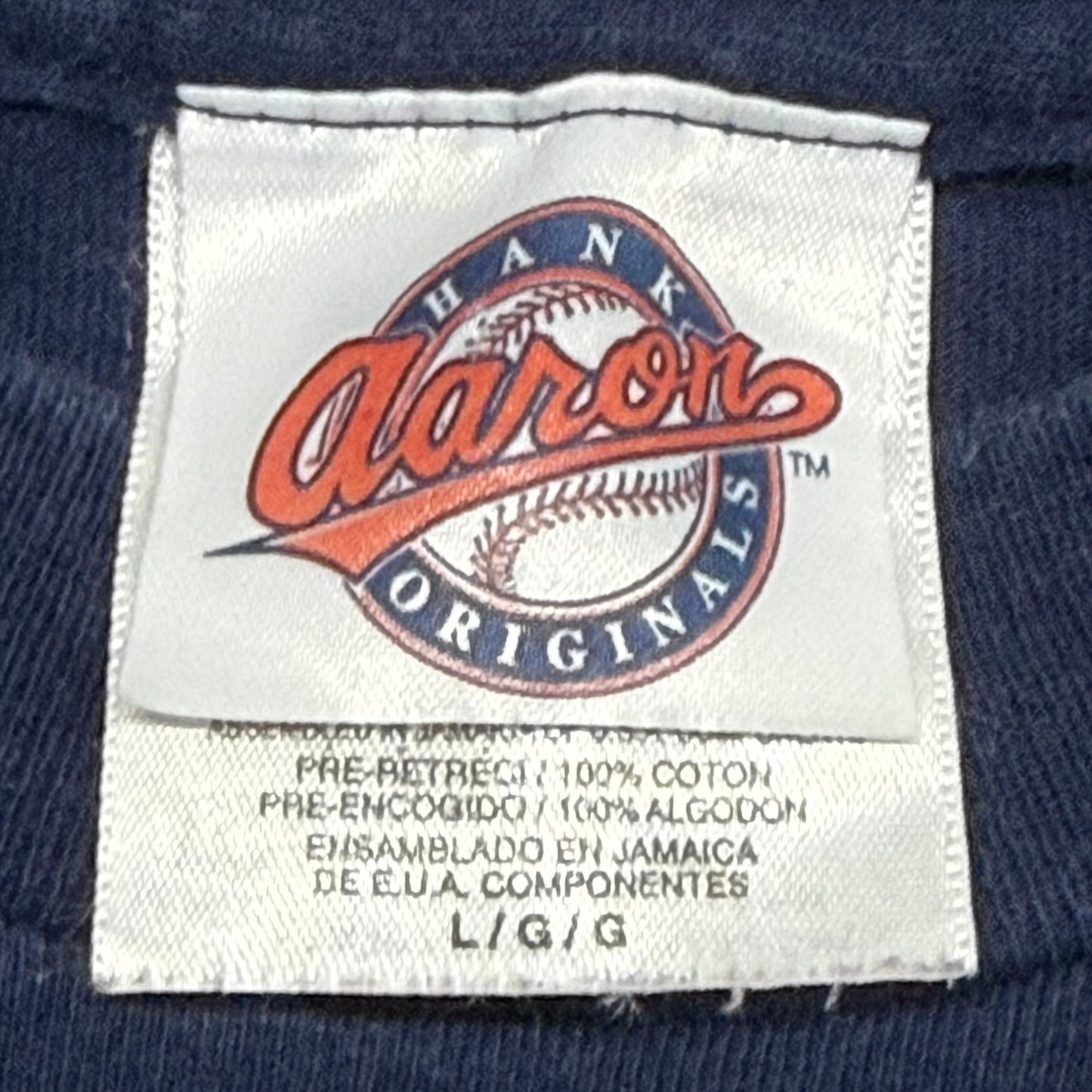 Cleveland Indians, Vintage 1990s Hank Aaron T-shirt, Size: Large