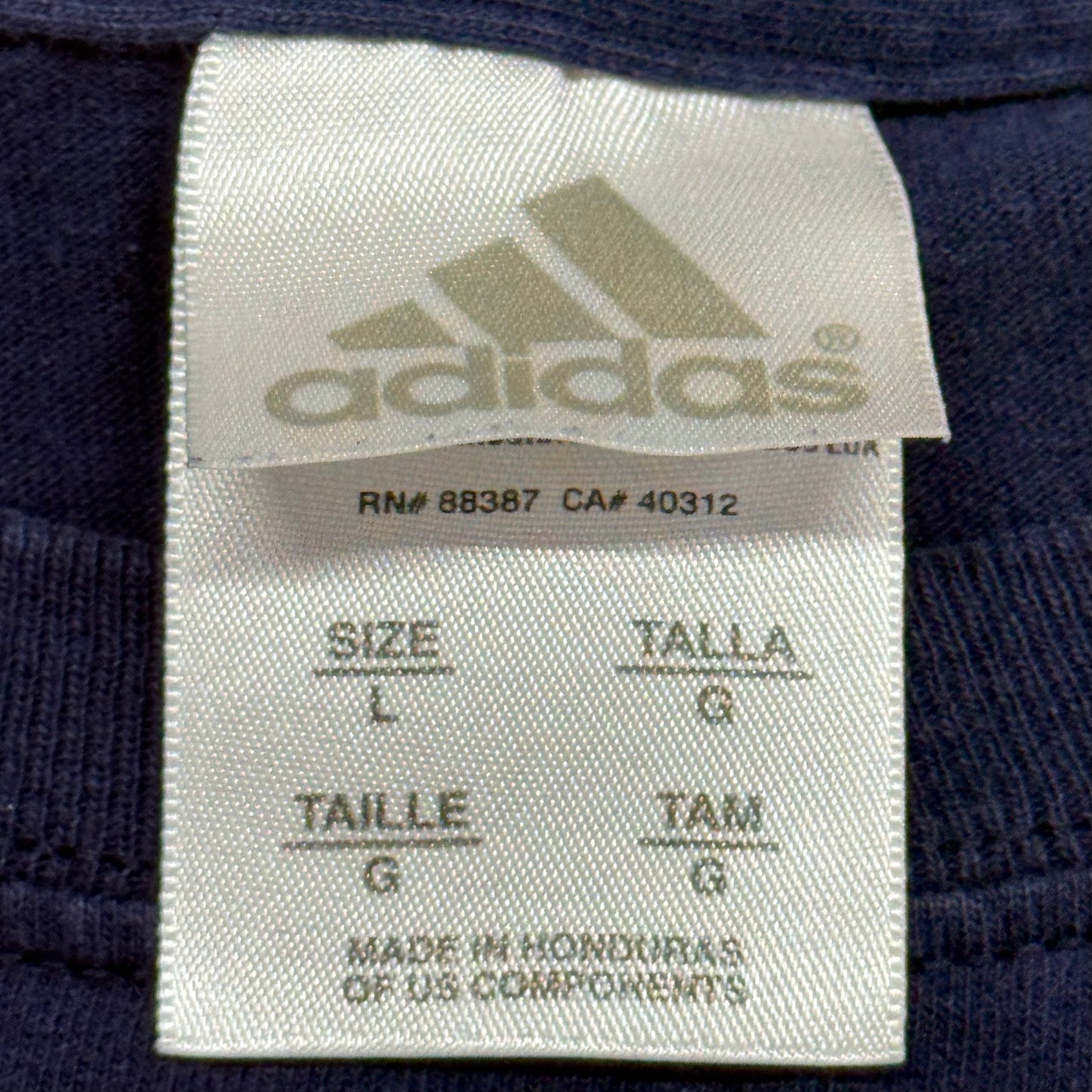Cleveland Indians, 2004 Adidas T-shirt, Size: Large