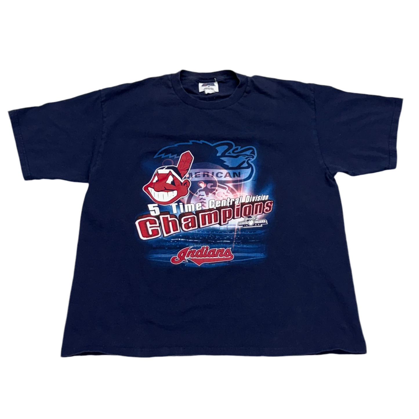 Cleveland Indians, 1999 Division Champions T-shirt, Size: XL
