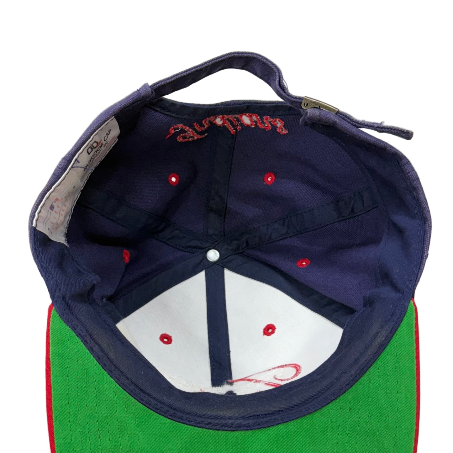 Cleveland Indians, Vintage 1990s Strapback Hat, Size: One Fits Most