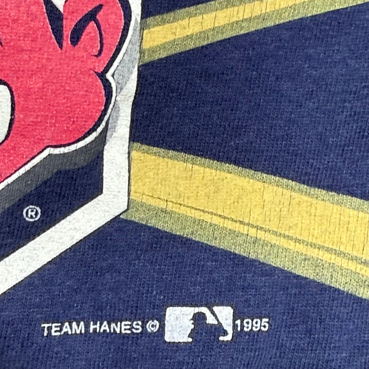 Cleveland Indians, Vintage 1995 Hanes T-shirt, Size: Large