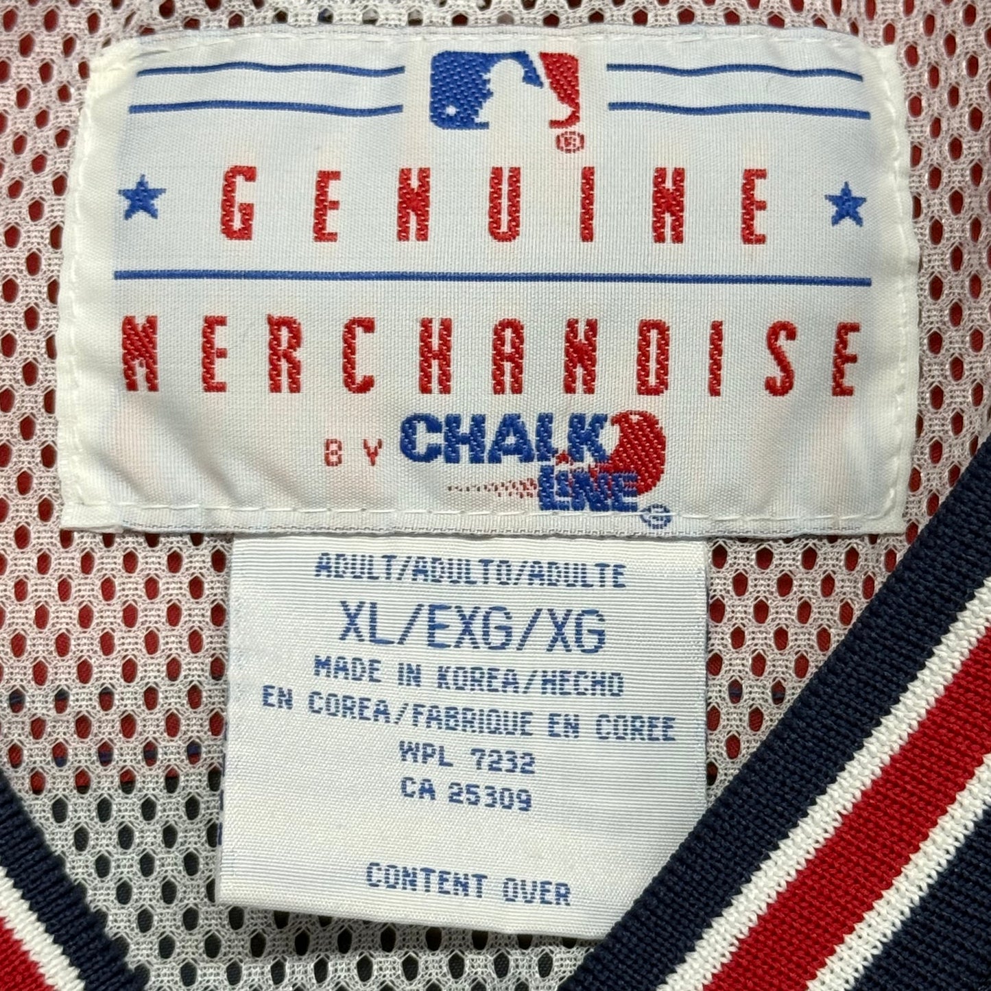 Cleveland Indians, Vintage 1990s Chalk Line Windbreaker Jacket, Size: XL