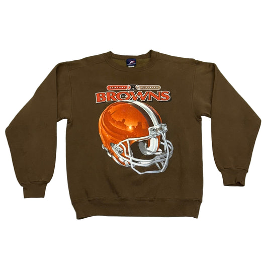 Cleveland Browns, Vintage 2000s Pro Player Sweatshirt, Size: Medium