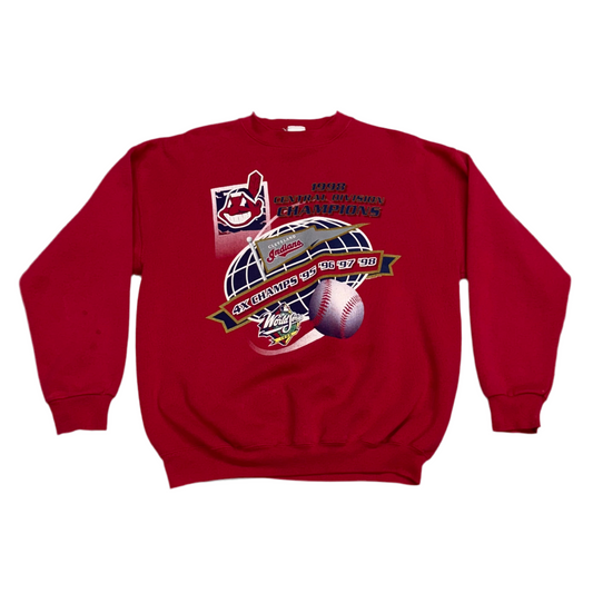 Cleveland Indians, 1998 Division Champions Sweatshirt, Size: Large