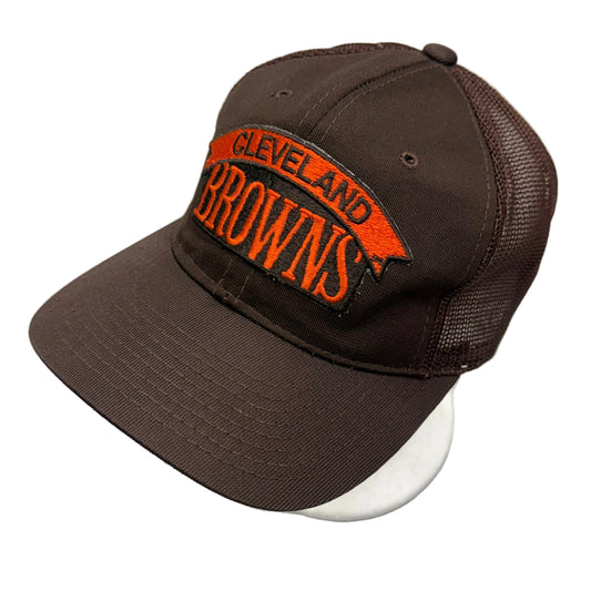 Cleveland Browns, Vintage 1990s Trucker Snapback Hat, Size: One Fits Most