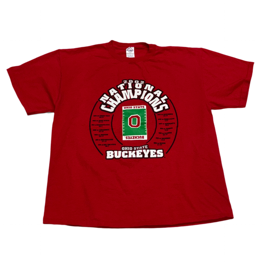 Ohio State University Buckeyes, Vintage 2002 T-shirt, Size: XL