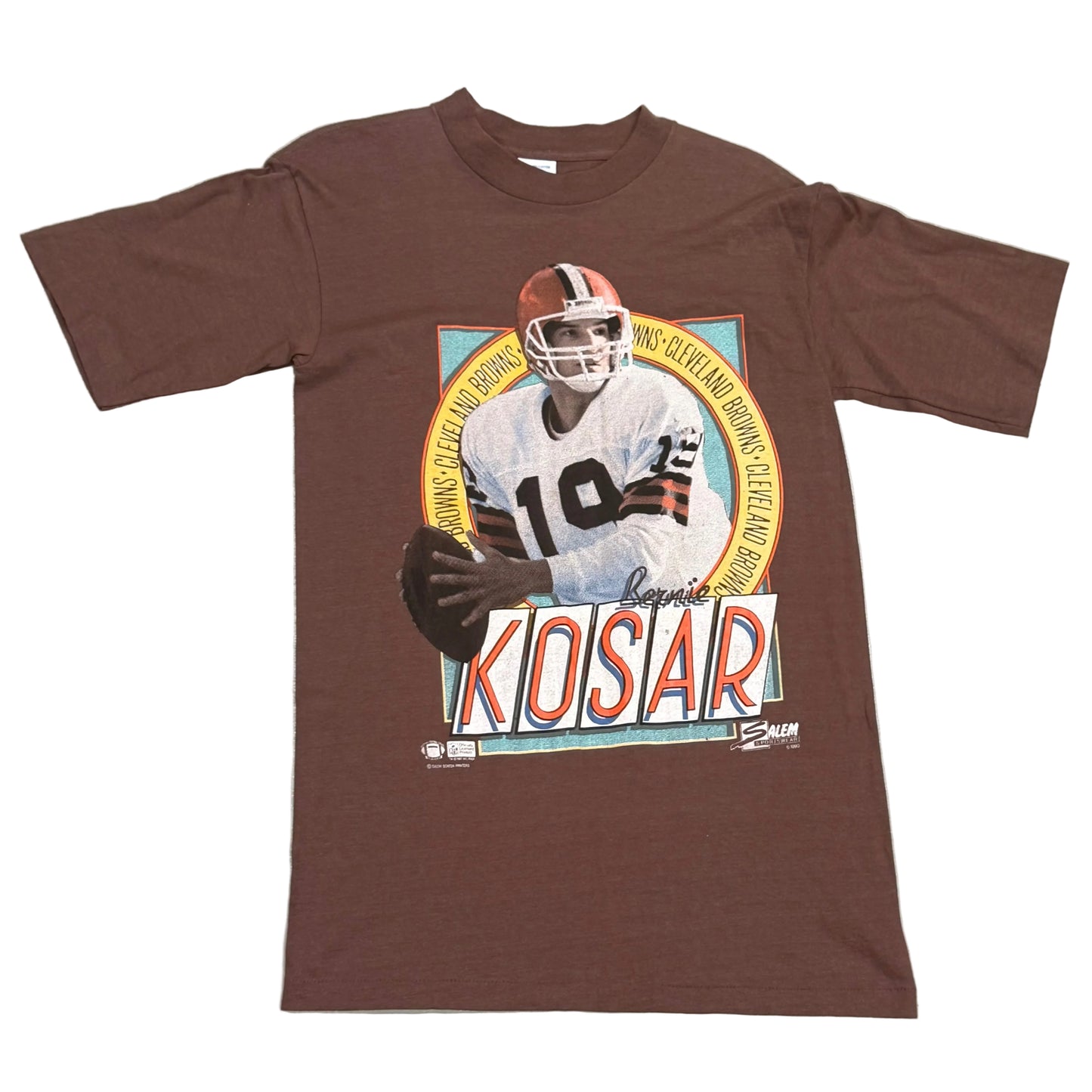 Cleveland Browns, Vintage 1990 Bernie Kosar T-Shirt, Size: Medium