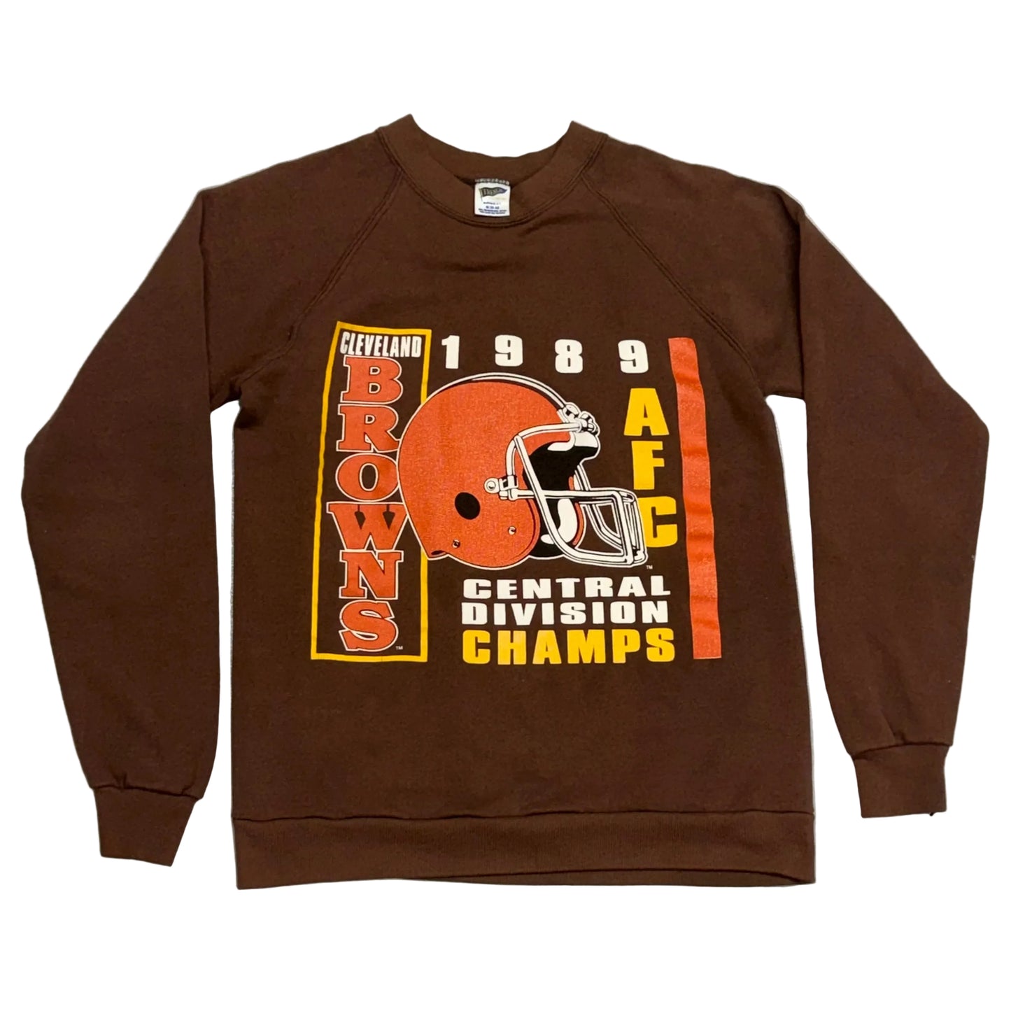 Cleveland Browns, Vintage 1989 Raglan Sweatshirt, Size: Medium