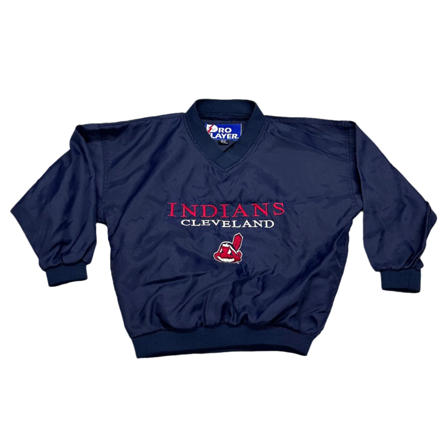 YOUTH Cleveland Indians, 1990s Pullover Windbreaker, Size: 12/14