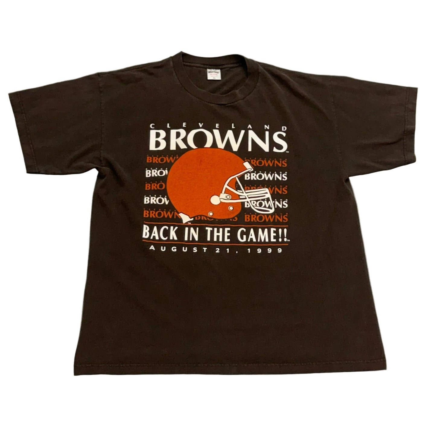 Cleveland Browns, Vintage 1999 “Back in The Game” T-shirt, Size: XXL