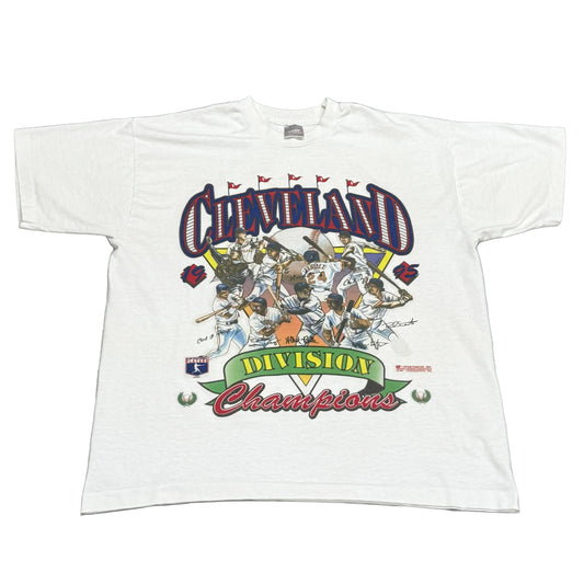 Cleveland Indians, 1995 Division Champions T-shirt, Size: XL