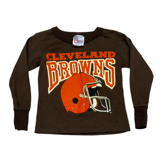 YOUTH Cleveland Browns , Vintage 1990s Sweatshirt, Size: 4