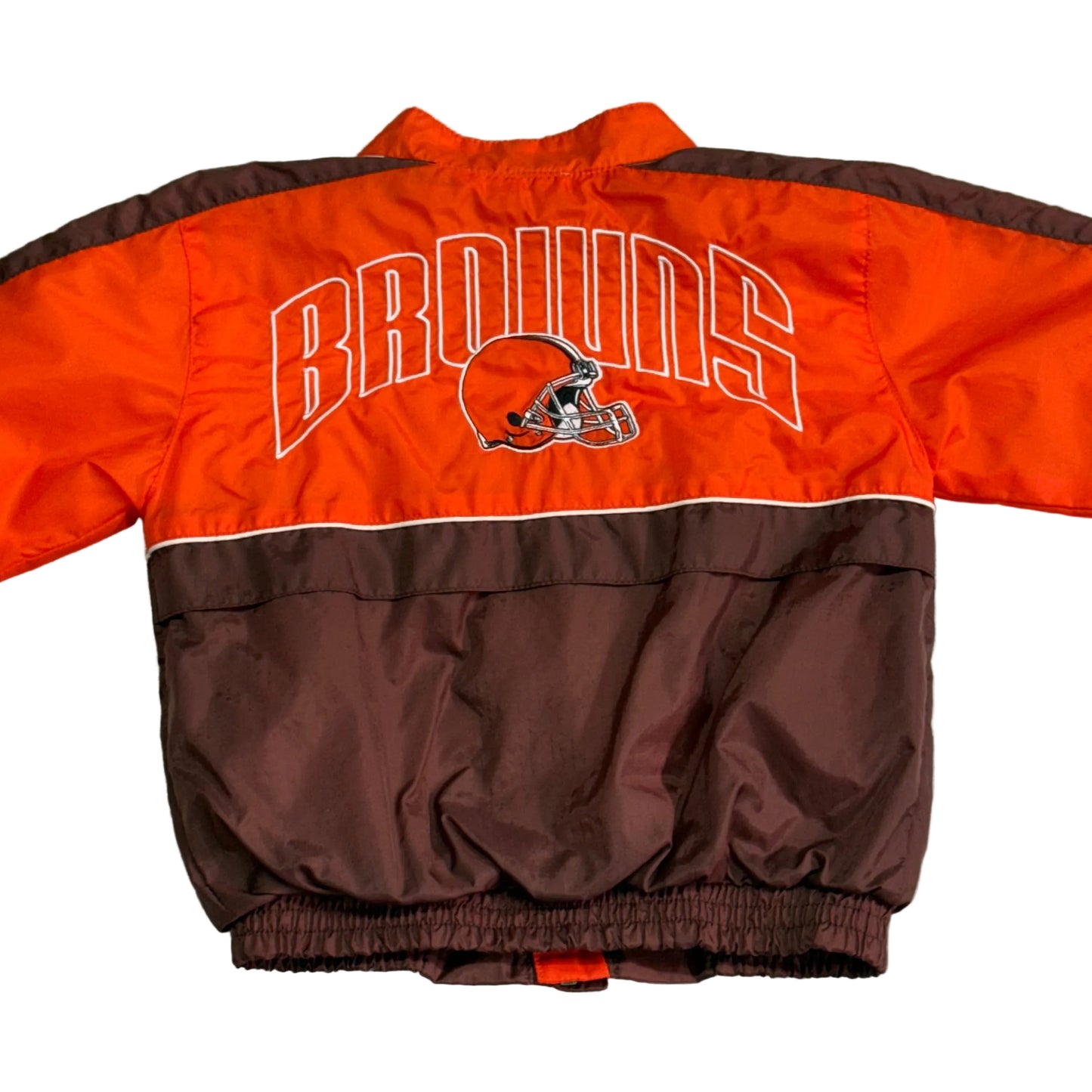 YOUTH Cleveland Browns, Vintage 1990s Windbreaker Jacket, Size: 3T