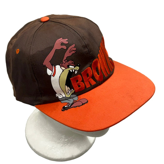 Cleveland Browns, Vintage 1990s Taz Snapback Hat, Size: One Fits Most