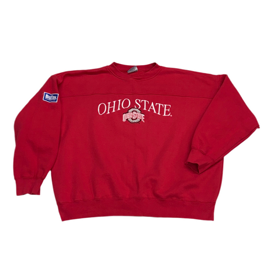 Ohio State University Buckeyes, Vintage 2000s Lee Sports Sweatshirt, Size: XXL