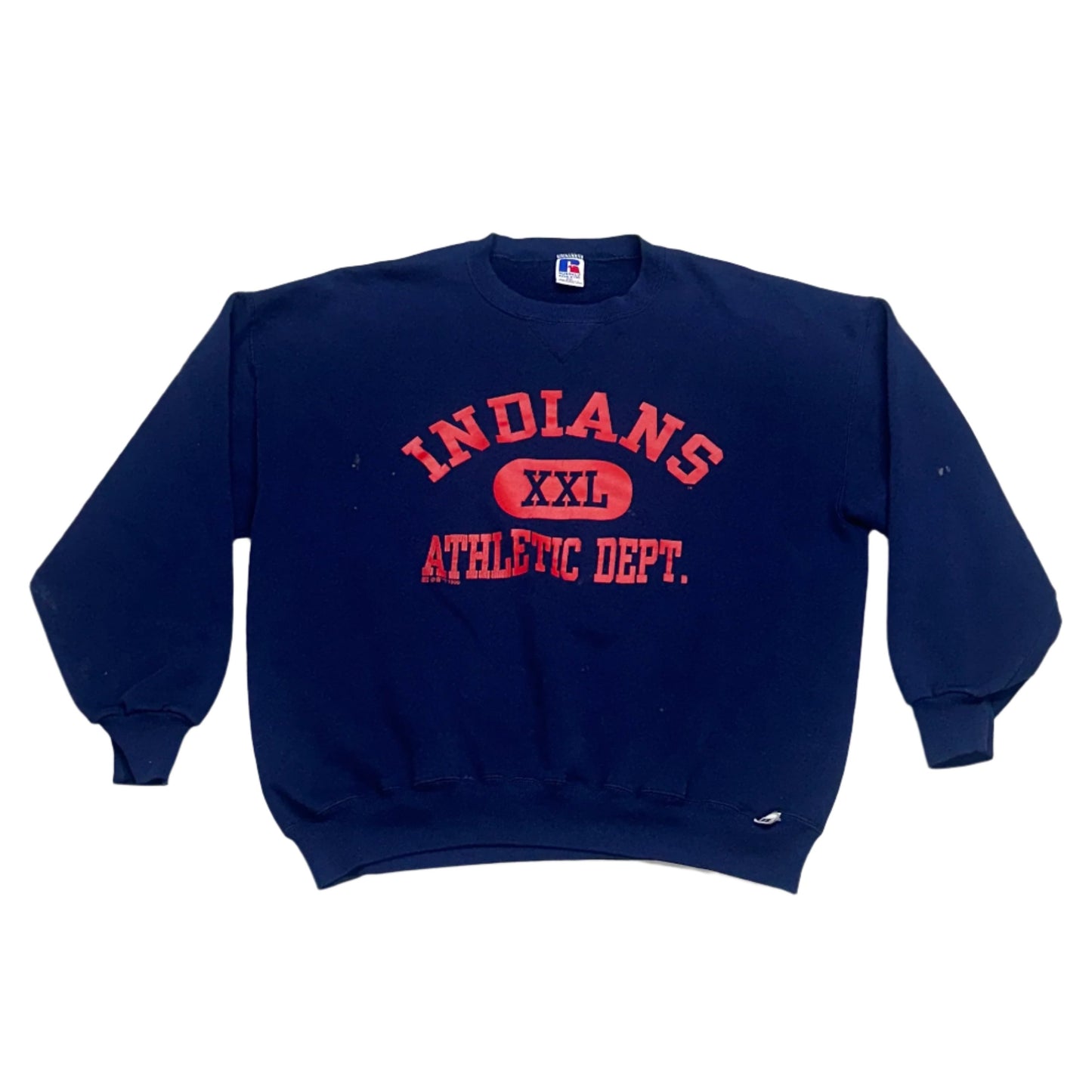 Cleveland Indians, Vintage 1995 Russell Athletic Crewneck Sweatshirt, Size: XXL