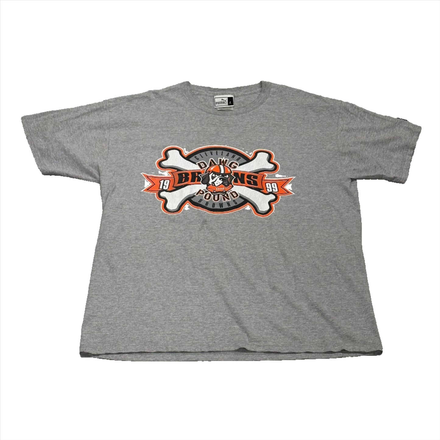 Cleveland Browns, 1999 Puma T-shirt, Size: Large