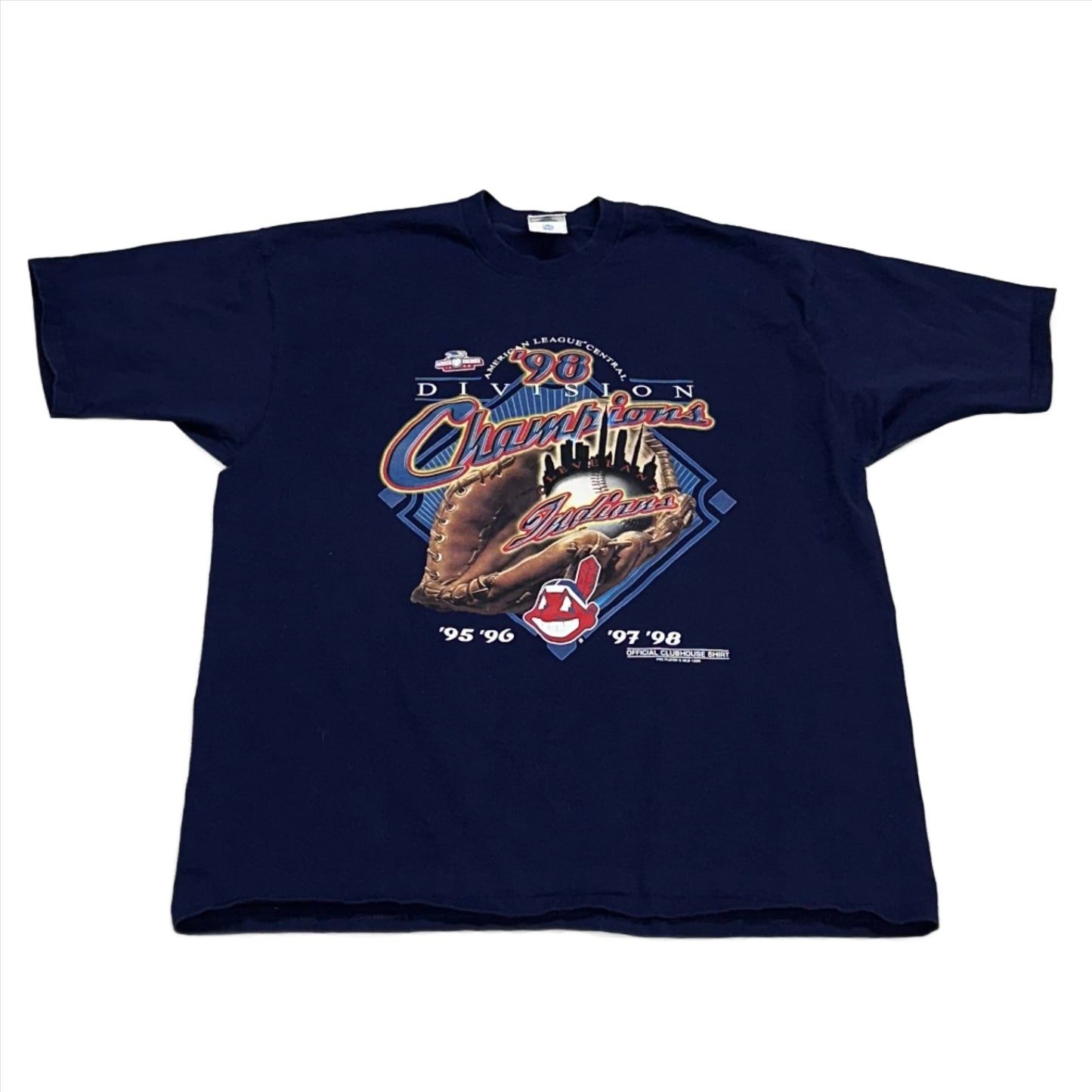 Cleveland Indians, 1998 Pro Player T-shirt, Size: XXL