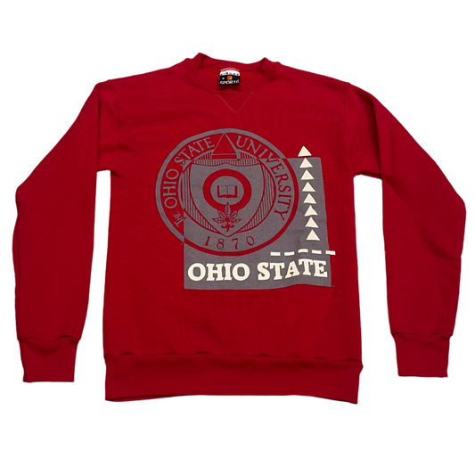 Ohio State University Buckeyes, Vintage 1990s Sweatshirt, Size: Medium