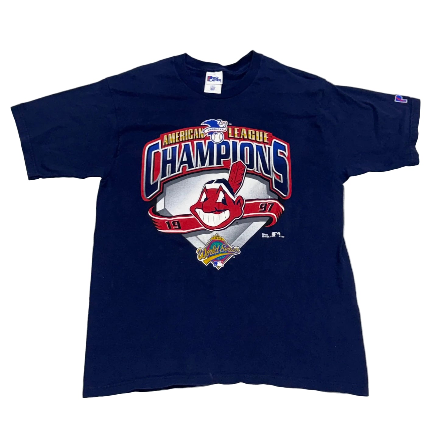 Cleveland Indians, 1997 Pro Player T-shirt, Size: Large