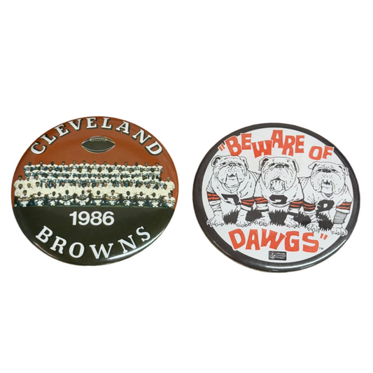 Cleveland Browns Vintage 1980s Pins
