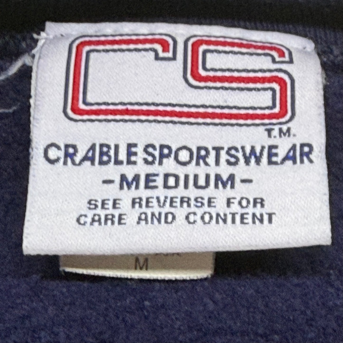 Cleveland Indians, Vintage 1998 Embroidered Crewneck Sweatshirt, Size: Medium