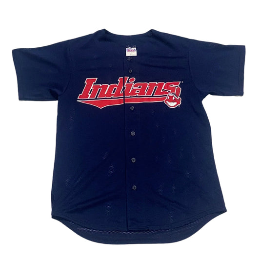 Cleveland Indians, Vintage 1990s Mesh Jersey, Size: Medium