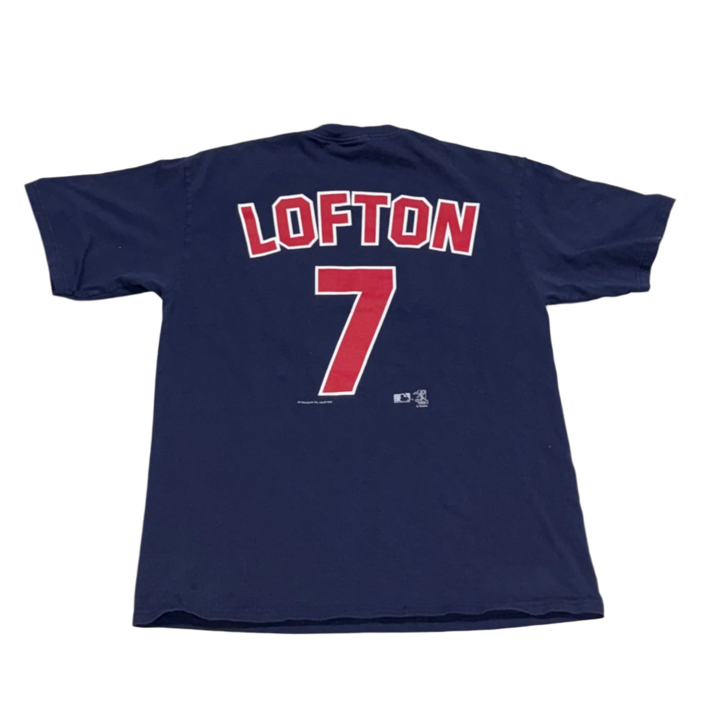 Cleveland Indians, Vintage Kenny Lofton Jersey T-shirt, Size: Large
