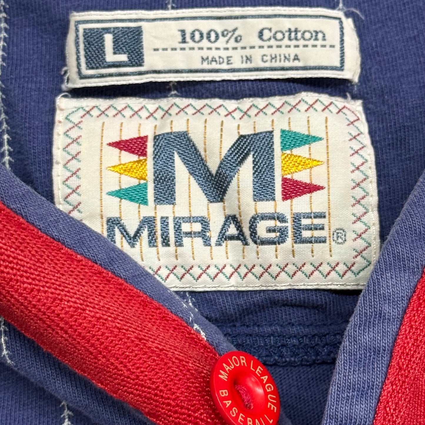 Cleveland Indians, Vintage 1990s Mirage Jersey, Size: Large