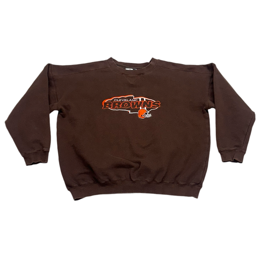 Cleveland Browns, Vintage 1999 Embroidered Puma Sweatshirt, Size: XL