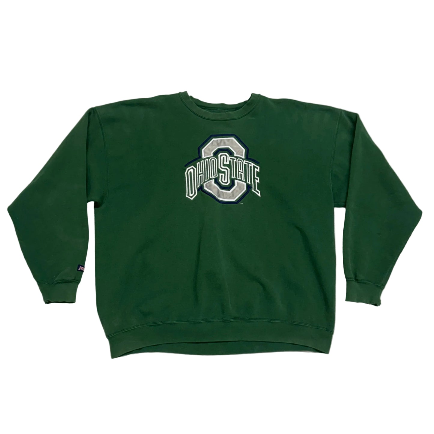 Ohio State University Buckeyes, Vintage 1990s Embroidered Crewneck Sweatshirt, Size: XXXL