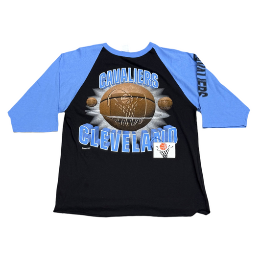 Cleveland Cavaliers, Vintage 1990s 3/4 Sleeve Shirt, Size: Medium