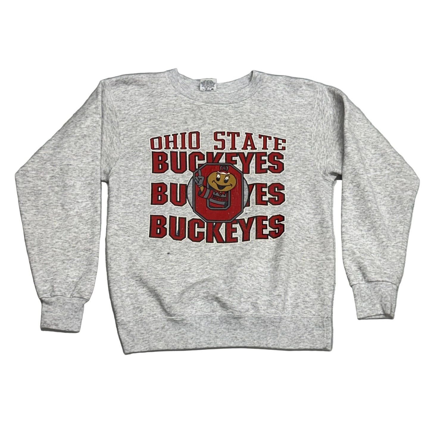 Ohio State University Buckeyes, Vintage 1990s Crewneck Sweatshirt, Size: Large
