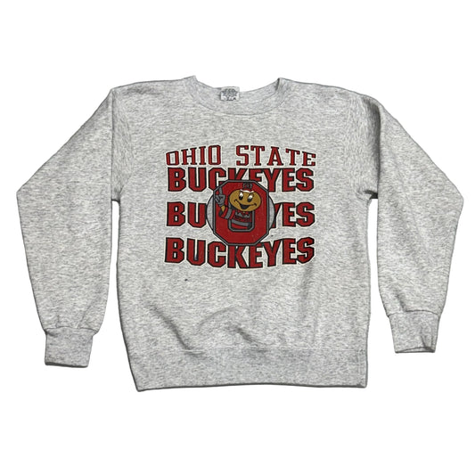 Ohio State University Buckeyes, Vintage 1990s Crewneck Sweatshirt, Size: Large