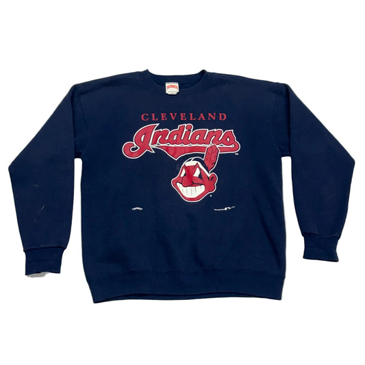 Cleveland Indians, Vintage 1990s Nutmeg Sweatshirt, Size: Large