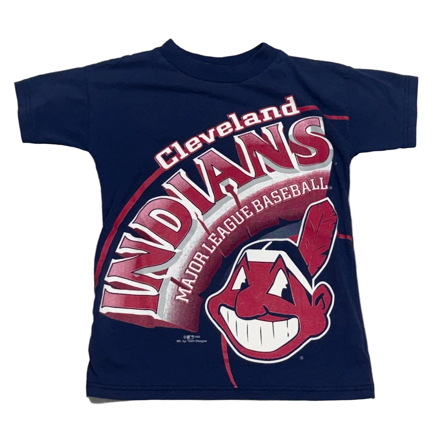 YOUTH Cleveland Indians, Vintage 1990s T-Shirt, Size: 8/10