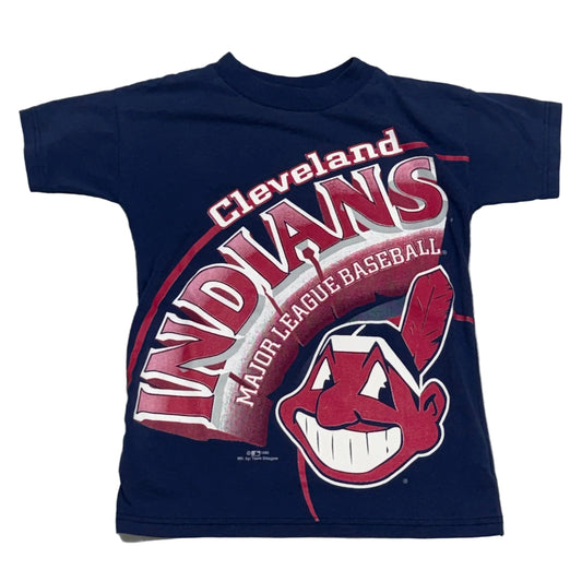 YOUTH Cleveland Indians, Vintage 1990s T-Shirt, Size: 8/10