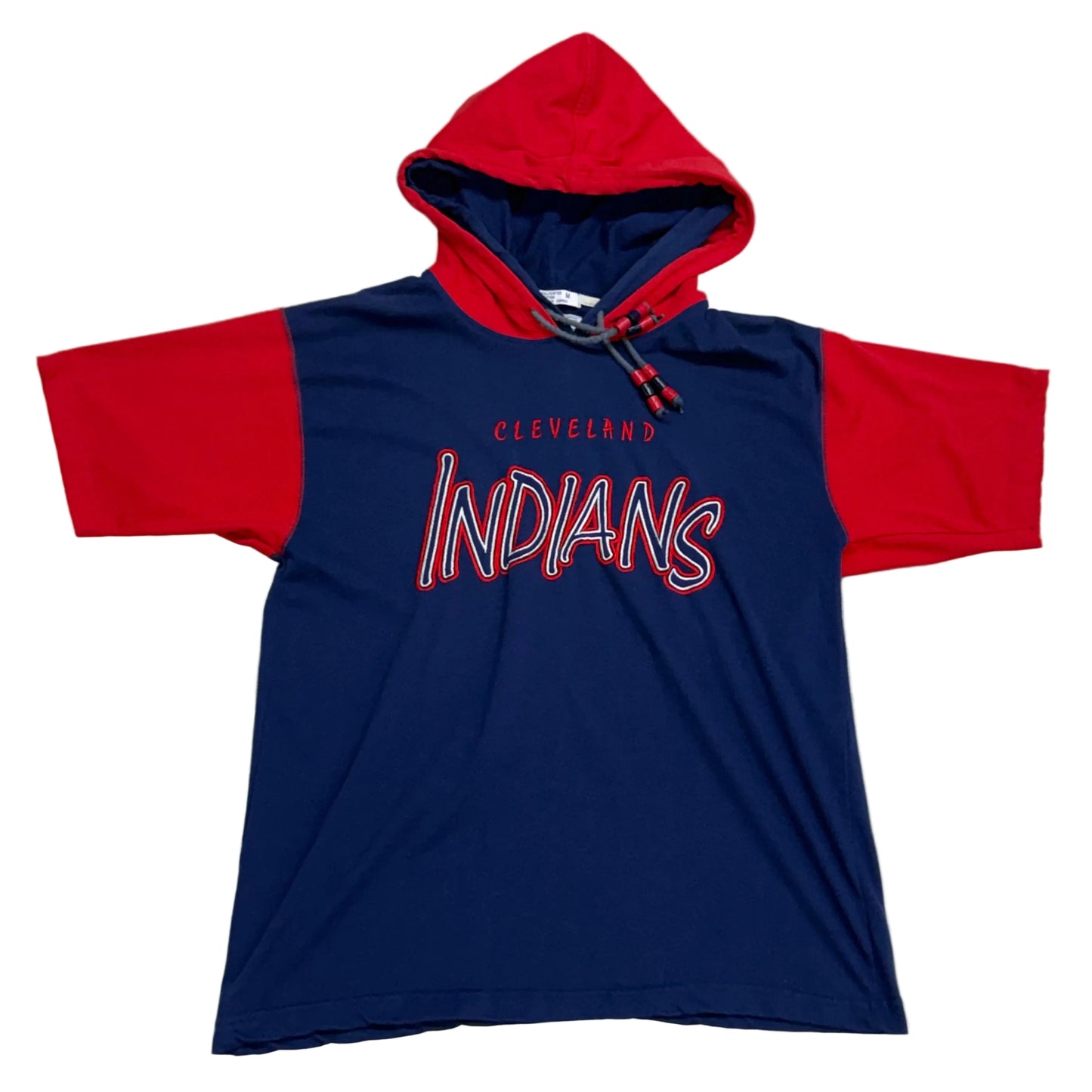 Cleveland Indians, Vintage 1990s Starter Double Hooded T-Shirt, Size: Medium