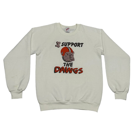 Cleveland Browns, Vintage 1990s Crewneck Sweatshirt, Size: Small