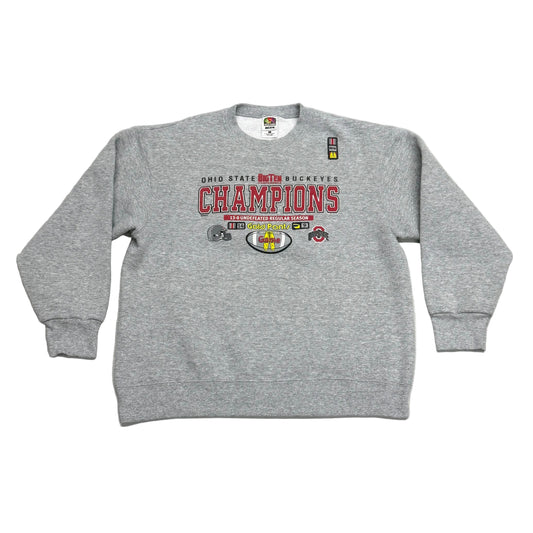 Ohio State University Buckeyes, Vintage 2002 Crewneck Sweatshirt, Size: Large
