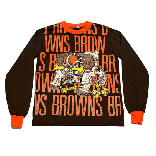 YOUTH Cleveland Browns, Vintage 1990s Sweatshirt, Size: 16/18