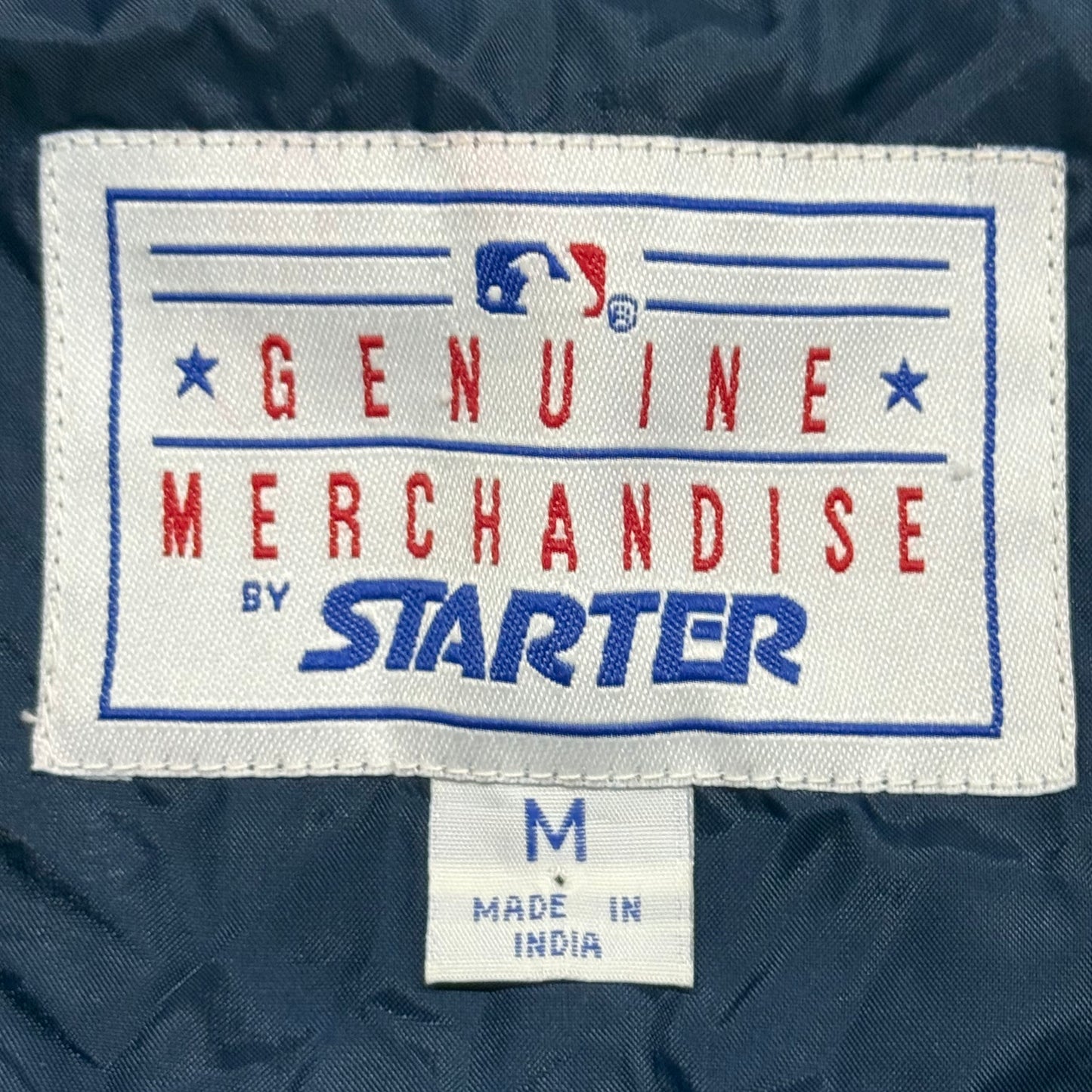 Cleveland Indians, Vintage 1990s Starter Full Zip Windbreaker Jacket, Size: Medium