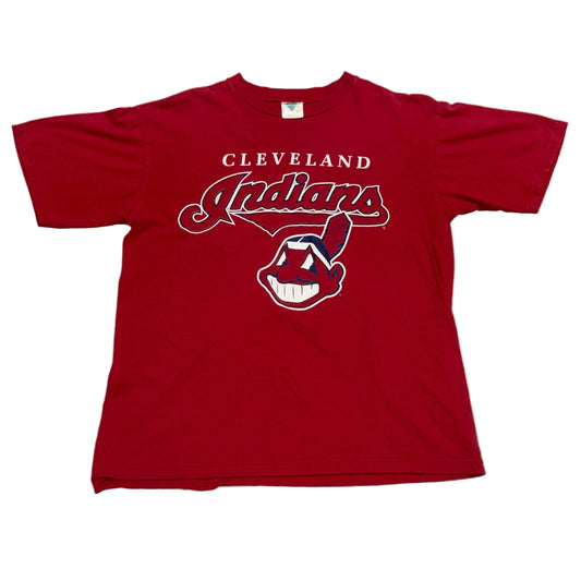 Cleveland Indians, Vintage 1990s T-Shirt, Size: Large