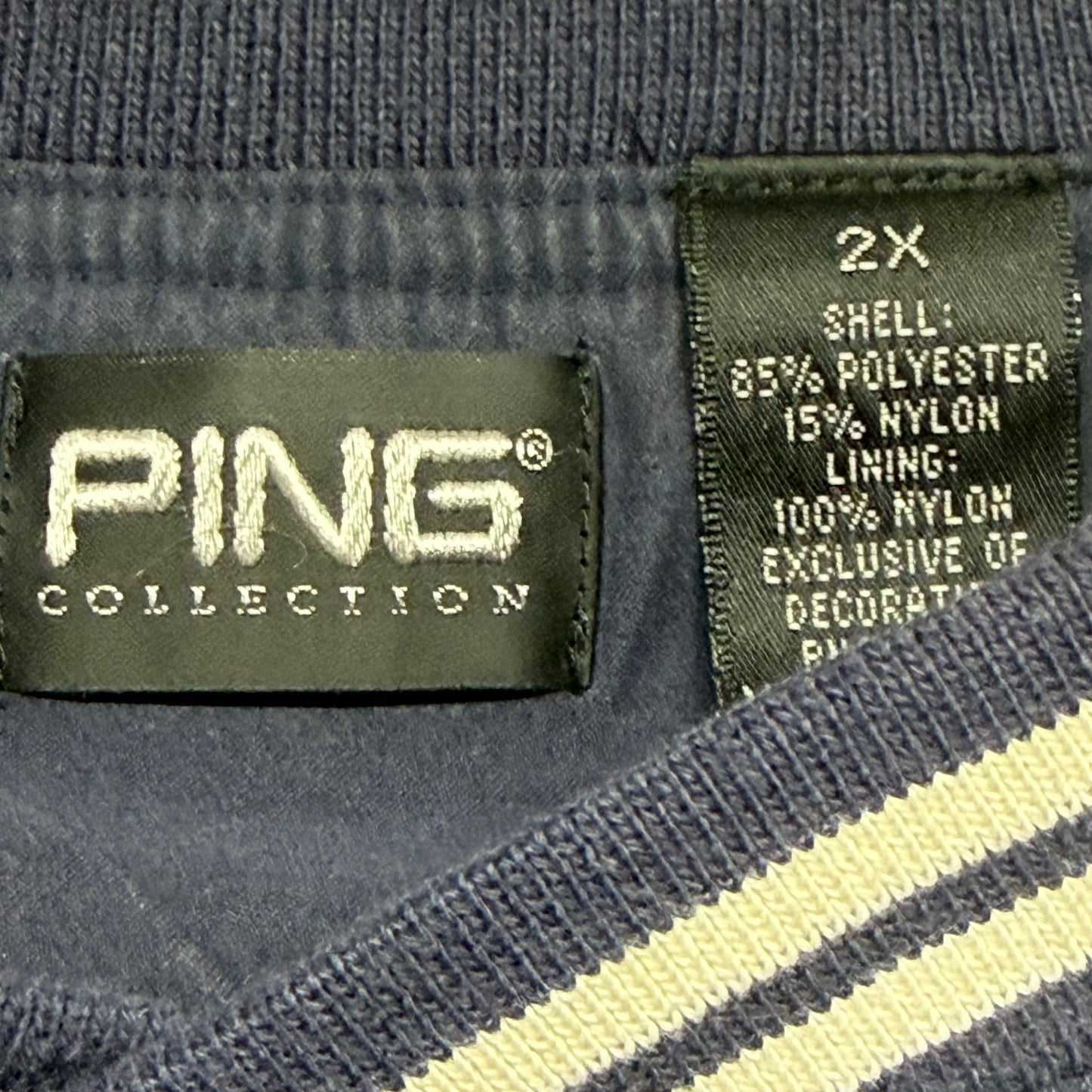 Cleveland Indians, Vintage 2000s Ping Golf Pullover Windbreaker, Size: XXL