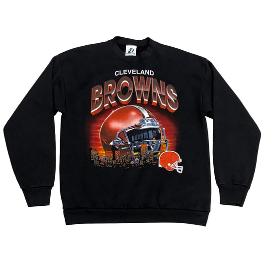 Cleveland Browns, Vintage 1990s Dynasty Crewneck Sweatshirt, Size: Large