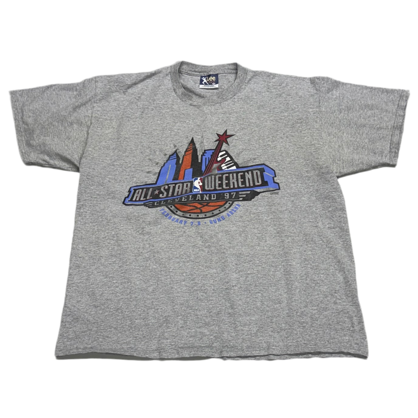 Cleveland Cavaliers, 1997 All Star Game T-shirt, Size: XXL